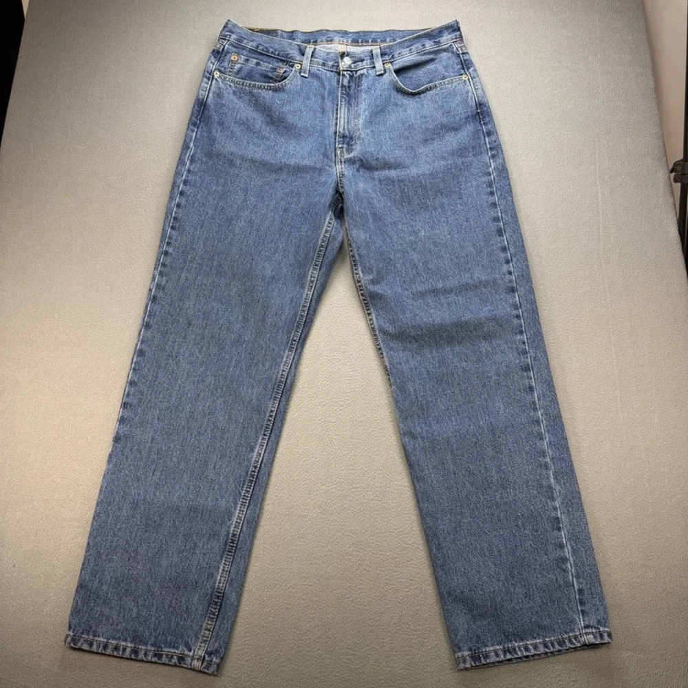 Levis 550 Relaxed Fit Jeans Men 36x32 (FIT 36x31) Blue Denim Classic Workwear